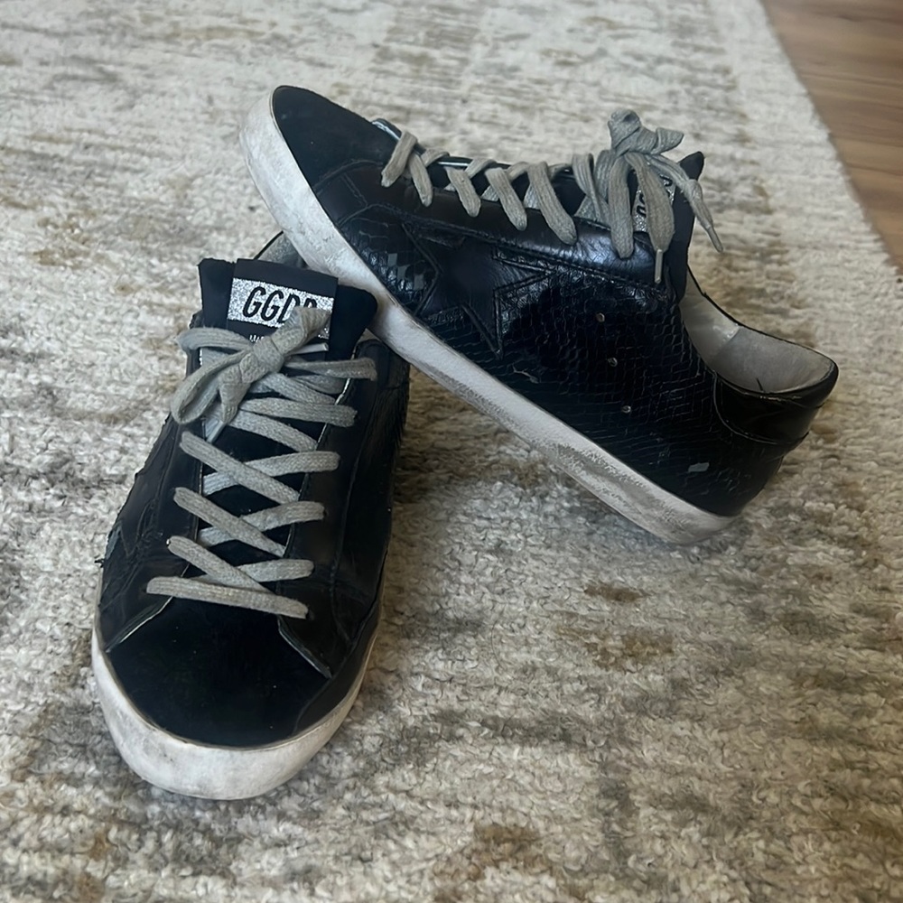 Golden goose black sneakers